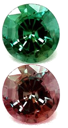 0.17 carat GREEN Round Alexandrite (1)