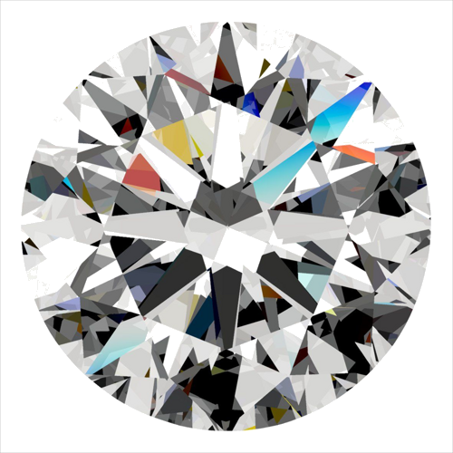 0.3 carat F-VS2 Very Good cut Natūralus Round Deimantas (1)