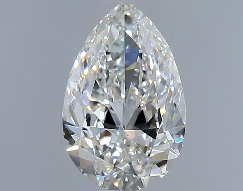 0.5 carat F-VS1 Natūralus Pear Deimantas (1)