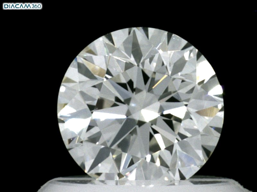 0.61 carat I-VS1 Excellent cut Natūralus Round Deimantas (1)