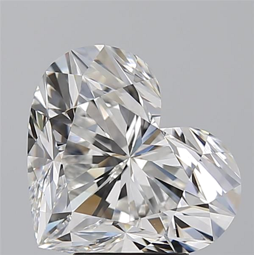 4.03 carat F-VS1 Natūralus Heart Deimantas (1)