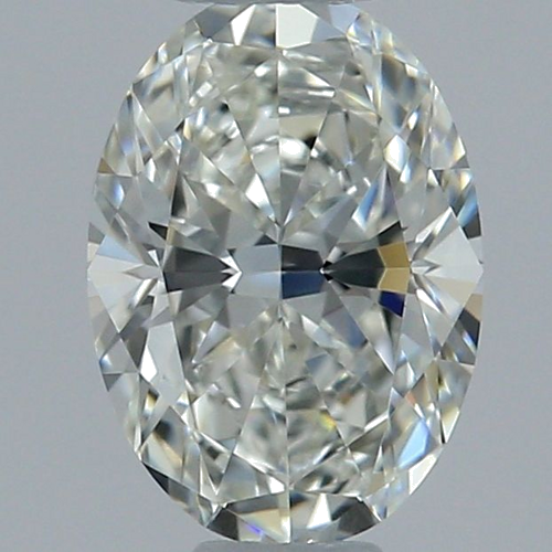 0.51 carat H-VVS1 Natūralus Oval Deimantas (1)