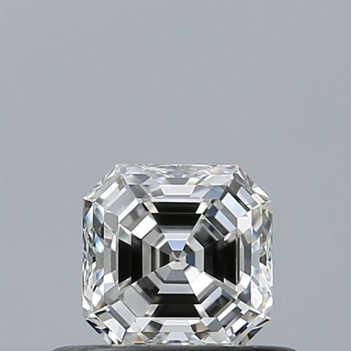 0.41 carat F-VVS1 Natūralus Asscher Deimantas (1)