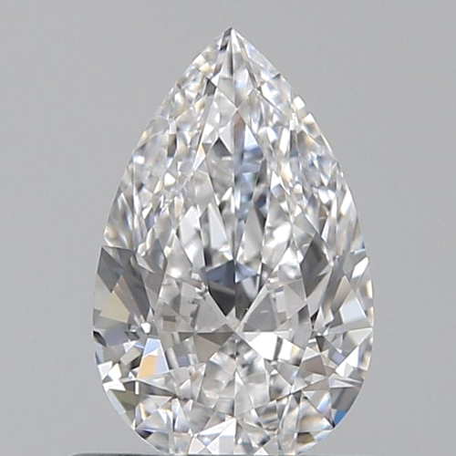 0.6 carat D-VS1 Natūralus Pear Deimantas (1)