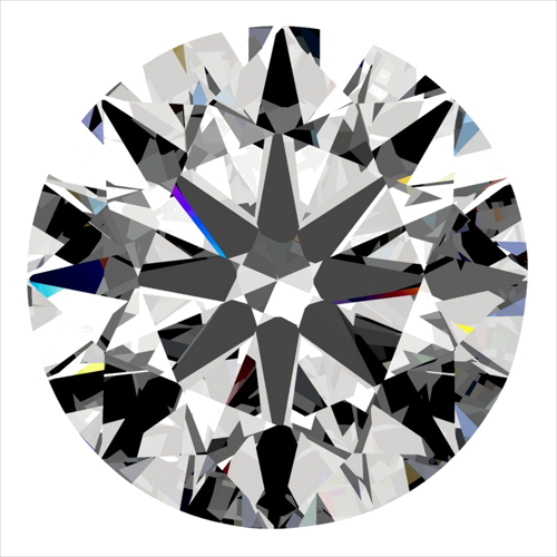 0.3 carat G-VS2 Very Good cut Natūralus Round Deimantas (1)
