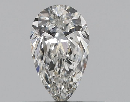 0.4 carat F-SI1 Natūralus Pear Deimantas (1)