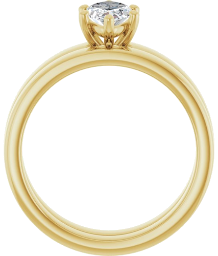14K Yellow 10x5 mm Marquise Solitaire Engagement Ring Mounting (7)