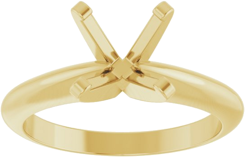 Sužadėtuvių Žiedas „Solitaire“ 14k yellow gold Round 7.6mm (3)