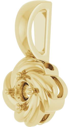 Pakabukas „Knot“ 14k yellow gold Round 3.5mm (2)