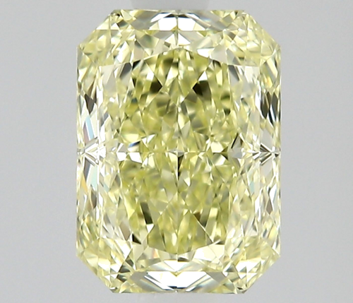 1.32 carat Fancy Light Yellow-VVS2 Natūralus Radiant Deimantas (1)