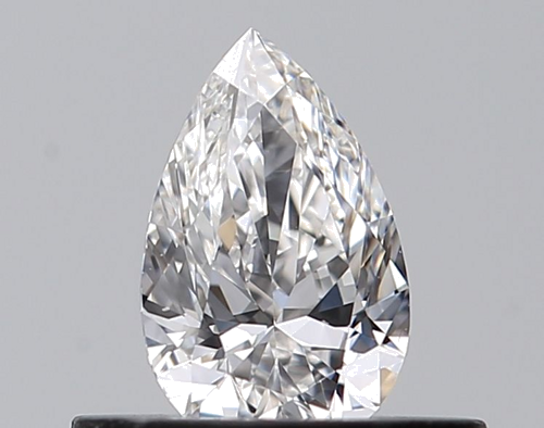 0.36 carat E-VVS1 Natūralus Pear Deimantas (1)