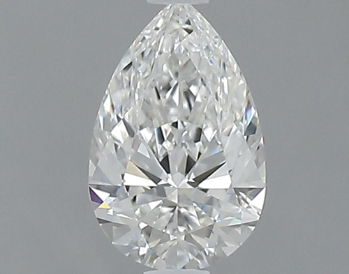 0.4 carat F-VS2 Natūralus Pear Deimantas (1)