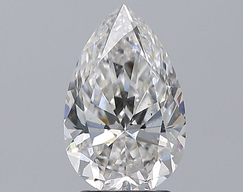 2.3 carat E-SI1 Natūralus Pear Deimantas (1)