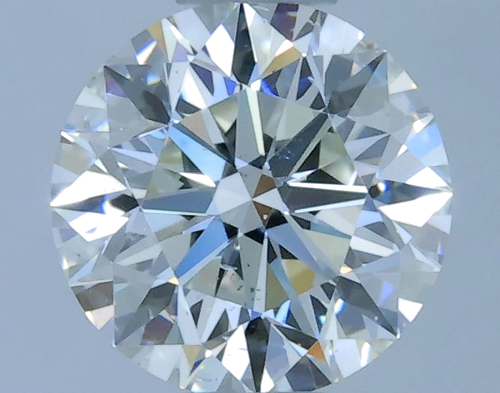 0.51 carat I-SI1 Excellent cut Natūralus Round Deimantas (1)