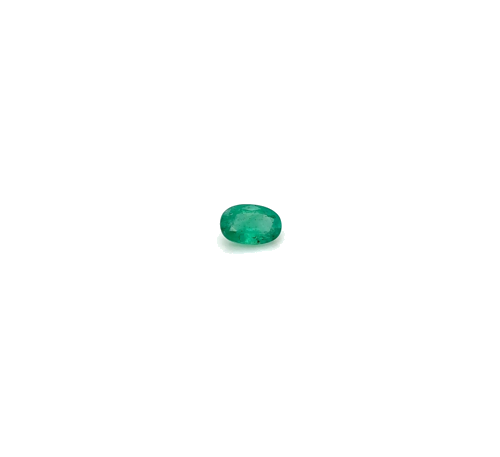 0.5 carat GREEN Oval Smaragdas (1)