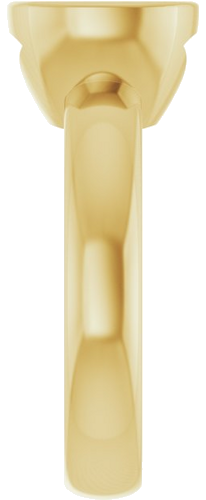 Sužadėtuvių Žiedas „Bezel-Set Solitaire“ 14k yellow gold Cushion 8mm (4)