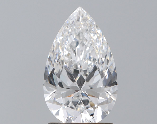 1.7 carat E-VS2 Natūralus Pear Deimantas (1)