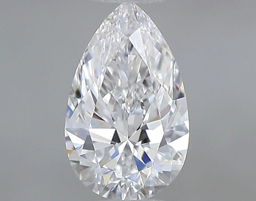 0.45 carat D-VVS1 Natūralus Pear Deimantas (1)