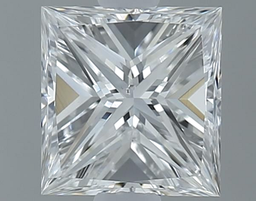 0.46 carat F-SI1 Natūralus Princess Deimantas (1)