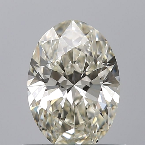 0.62 carat K-VVS2 Natūralus Oval Deimantas (1)