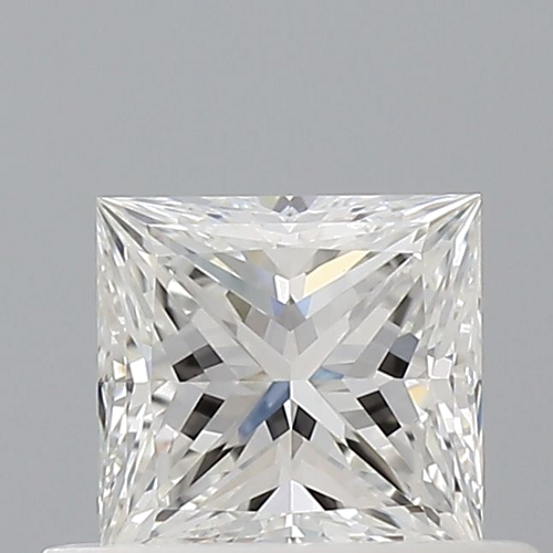 0.5 carat F-VVS1 Natūralus Princess Deimantas (1)
