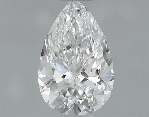 0.38 carat F-VS2 Natūralus Pear Deimantas (1)