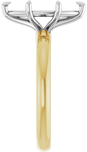 Sužadėtuvių Žiedas „Claw-Prong Euro Shank“ 14k yellow/white gold Marquise 13mm x 6.5mm (4)