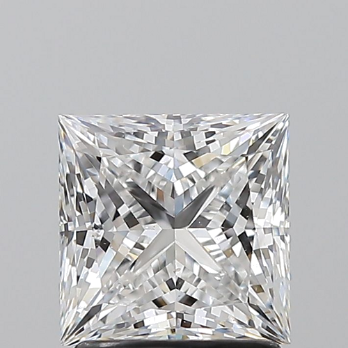 1.7 carat E-VS2 Natūralus Princess Deimantas (1)