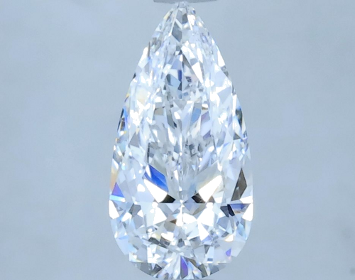 0.81 carat D-SI1 Natūralus Pear Deimantas (1)