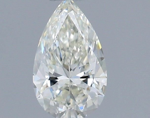 0.3 carat J-VVS1 Natūralus Pear Deimantas (1)