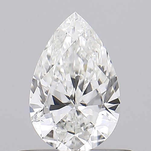 0.5 carat G-VVS1 Natūralus Pear Deimantas (1)