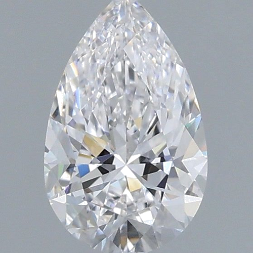 0.7 carat D-IF Natūralus Pear Deimantas (1)