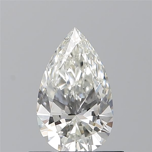 0.61 carat I-SI1 Natūralus Pear Deimantas (1)