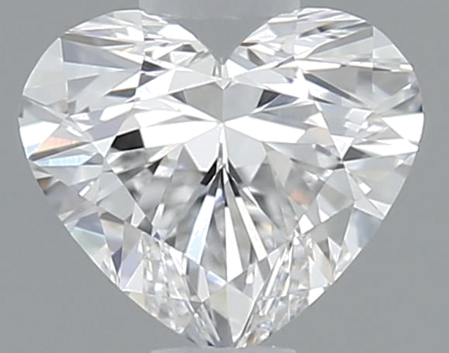 0.32 carat E-VVS1 Natūralus Heart Deimantas (1)