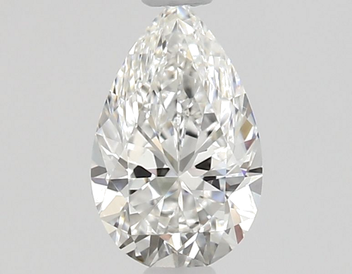 0.5 carat E-VS2 Natūralus Pear Deimantas (1)