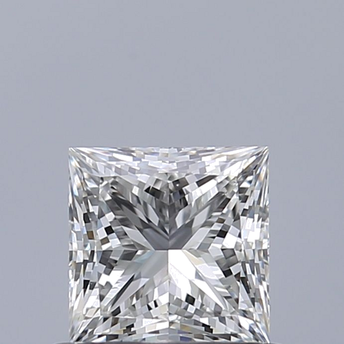 0.59 carat F-VS1 Natūralus Princess Deimantas (1)