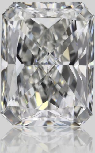 1.01 carat G-VVS2 Natūralus Radiant Deimantas (1)