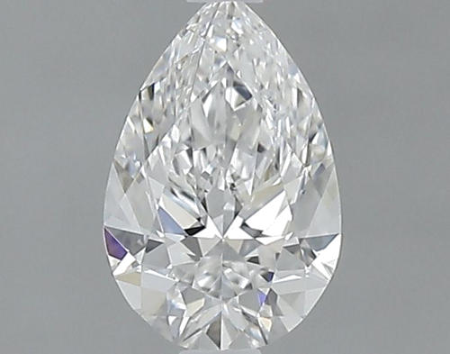 0.33 carat E-IF Natūralus Pear Deimantas (1)