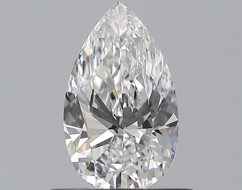 0.46 carat D-VVS1 Natūralus Pear Deimantas (1)