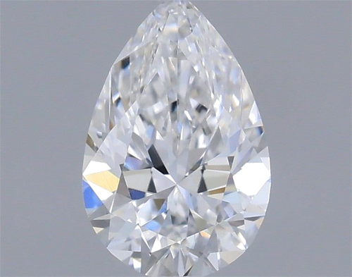 0.32 carat D-VVS2 Natūralus Pear Deimantas (1)