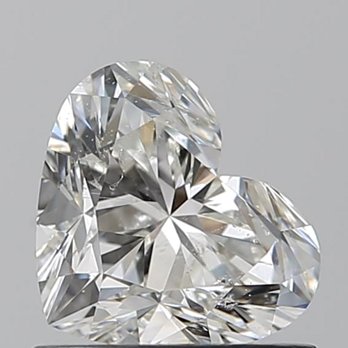 0.9 carat I-SI2 Natūralus Heart Deimantas (1)