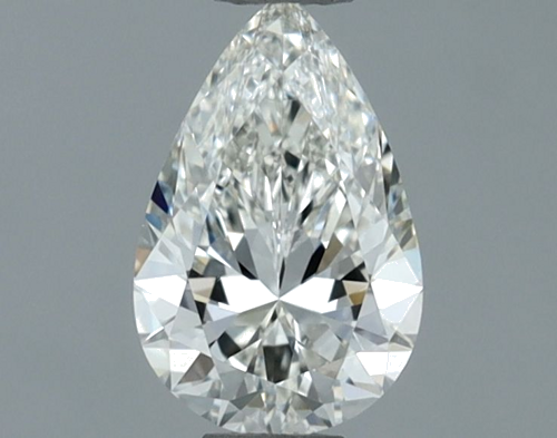0.5 carat I-VS2 Natūralus Pear Deimantas (1)