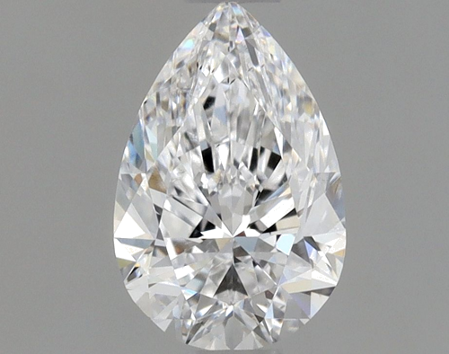 0.6 carat D-SI1 Natūralus Pear Deimantas (1)