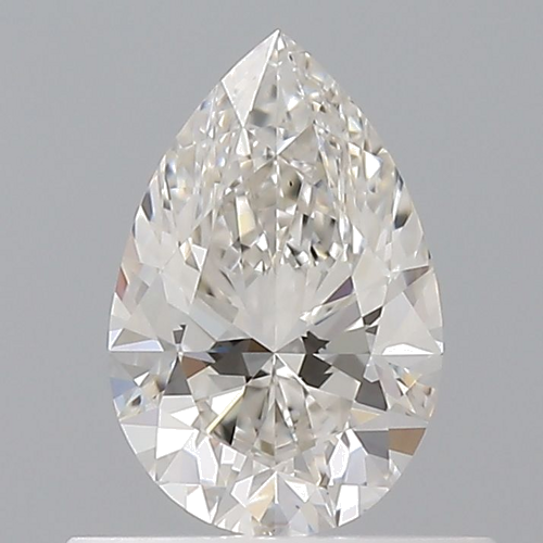 0.5 carat H-VS1 Natūralus Pear Deimantas (1)