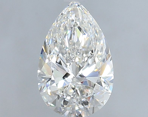 1.02 carat F-VVS1 Natūralus Pear Deimantas (1)