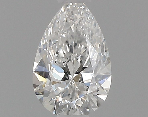 0.37 carat F-SI1 Natūralus Pear Deimantas (1)