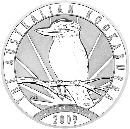2009 Kookaburra Австралия 1 oz сребърна монета (1)
