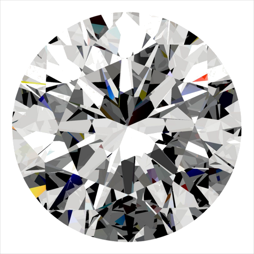 0.32 carat H-VVS1 Excellent cut Natūralus Round Deimantas (1)