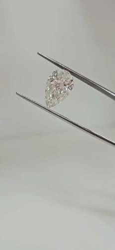 3.02 carat I-SI2 Natūralus Pear Deimantas (1)