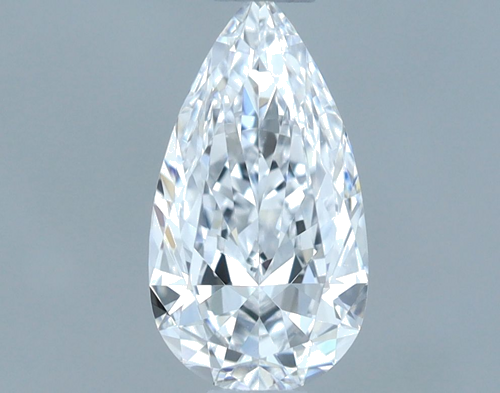 0.5 carat D-VS1 Natūralus Pear Deimantas (1)
